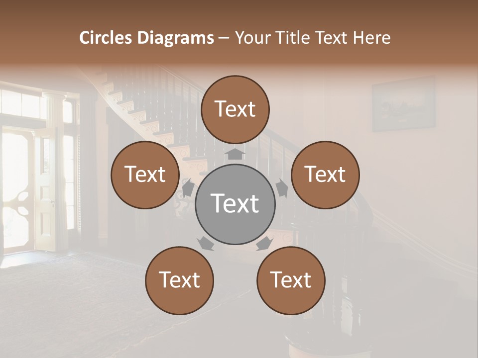 Vintage Staircase PowerPoint Template