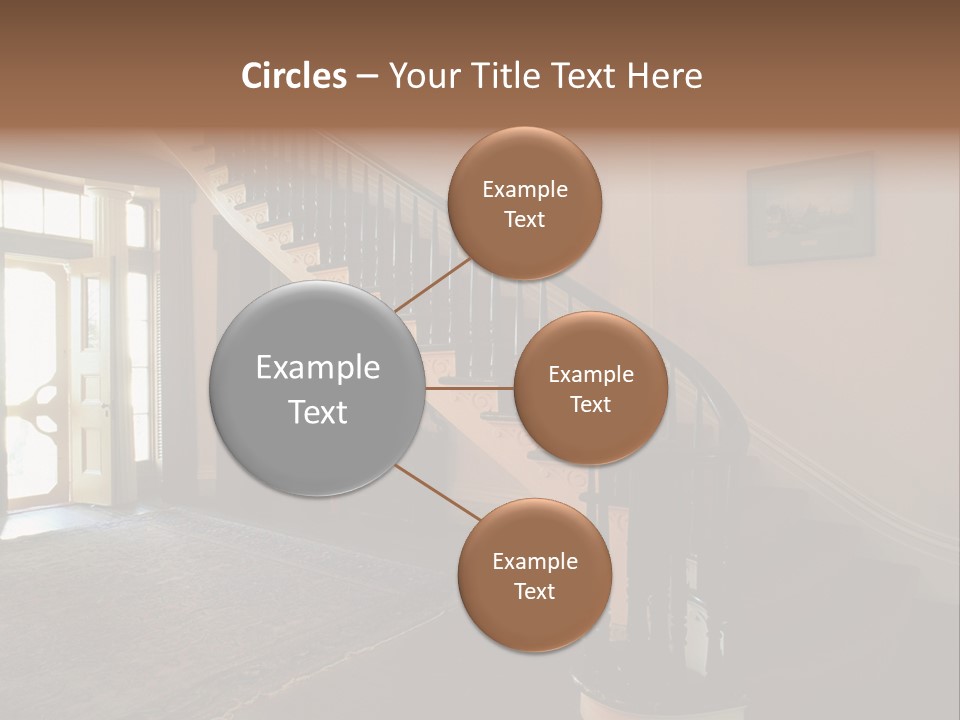 Vintage Staircase PowerPoint Template
