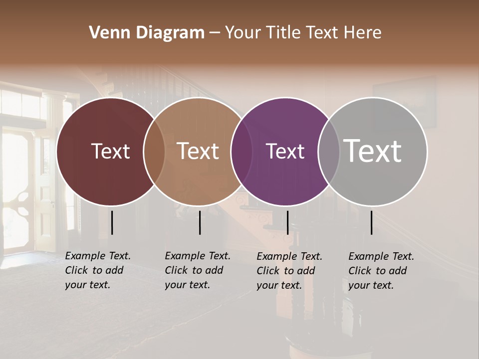 Vintage Staircase PowerPoint Template
