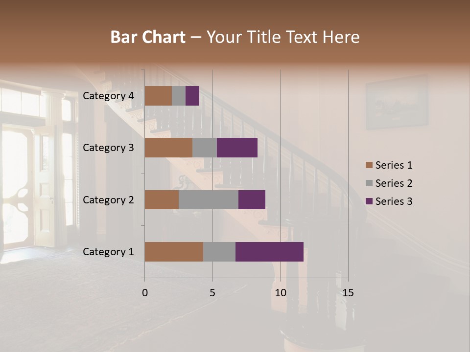Vintage Staircase PowerPoint Template