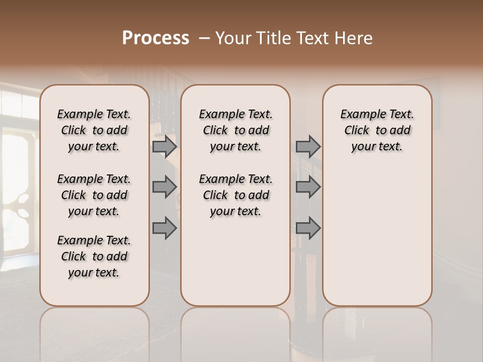 Vintage Staircase PowerPoint Template
