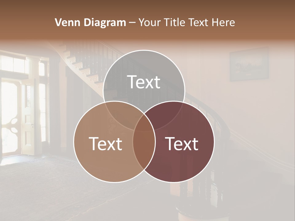 Vintage Staircase PowerPoint Template