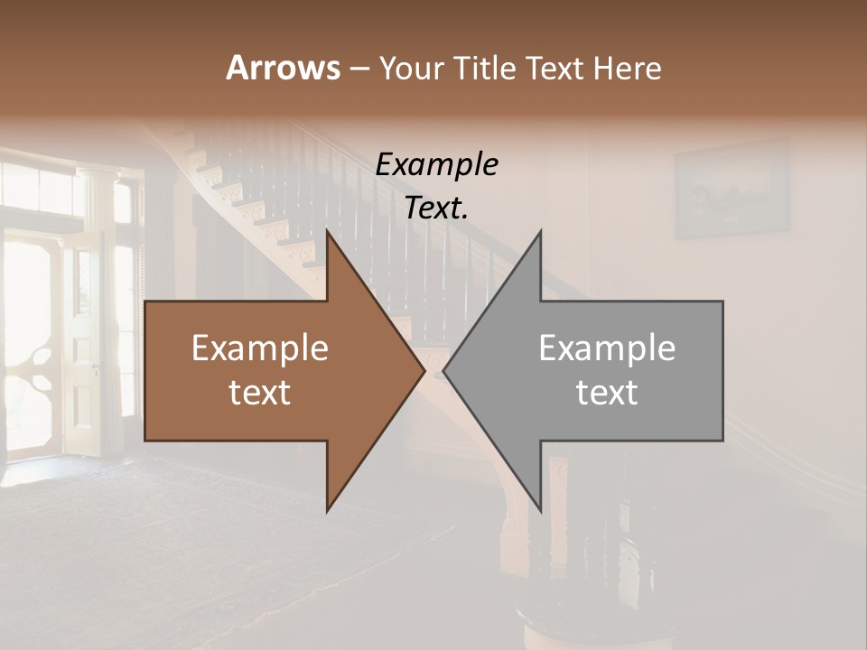 Vintage Staircase PowerPoint Template