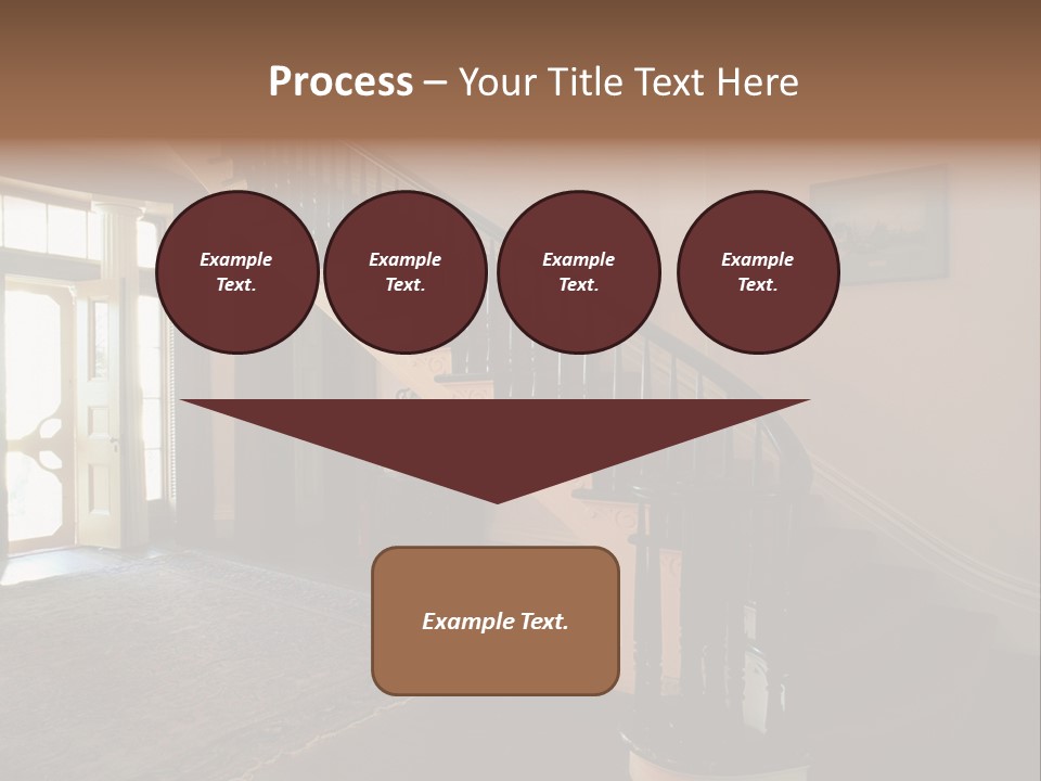Vintage Staircase PowerPoint Template