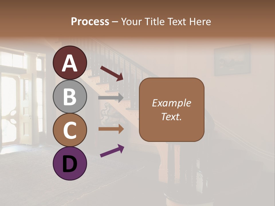 Vintage Staircase PowerPoint Template