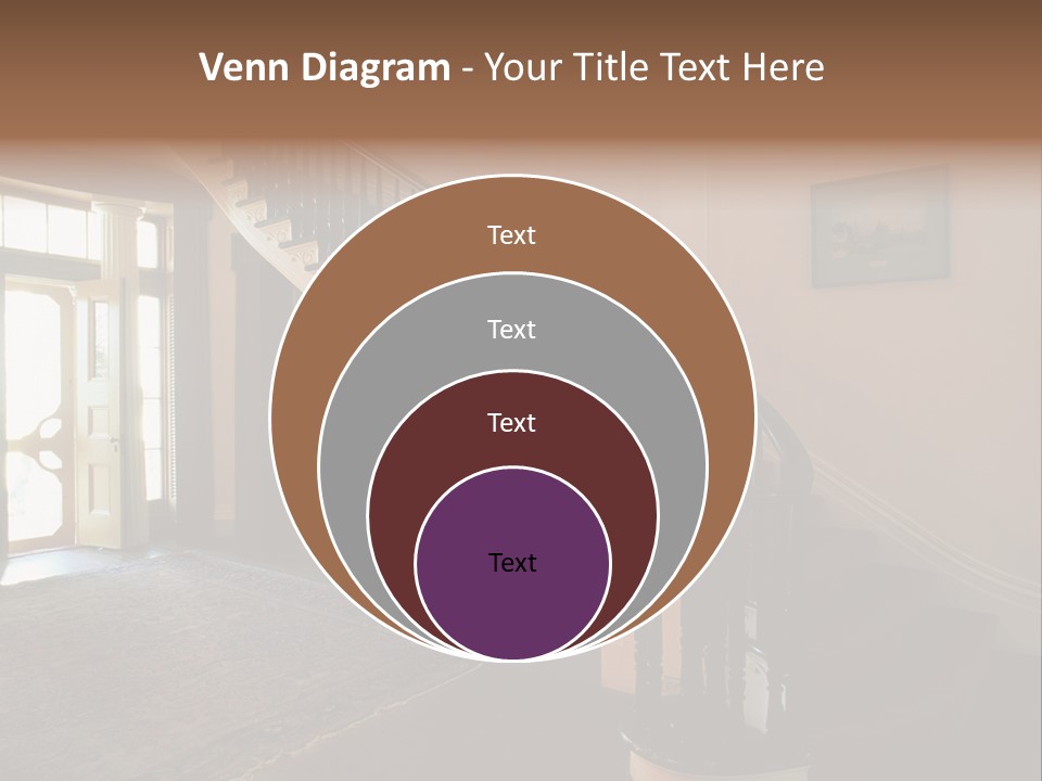 Vintage Staircase PowerPoint Template