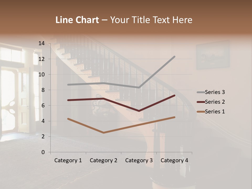 Vintage Staircase PowerPoint Template