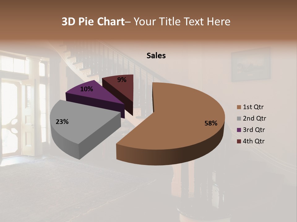 Vintage Staircase PowerPoint Template