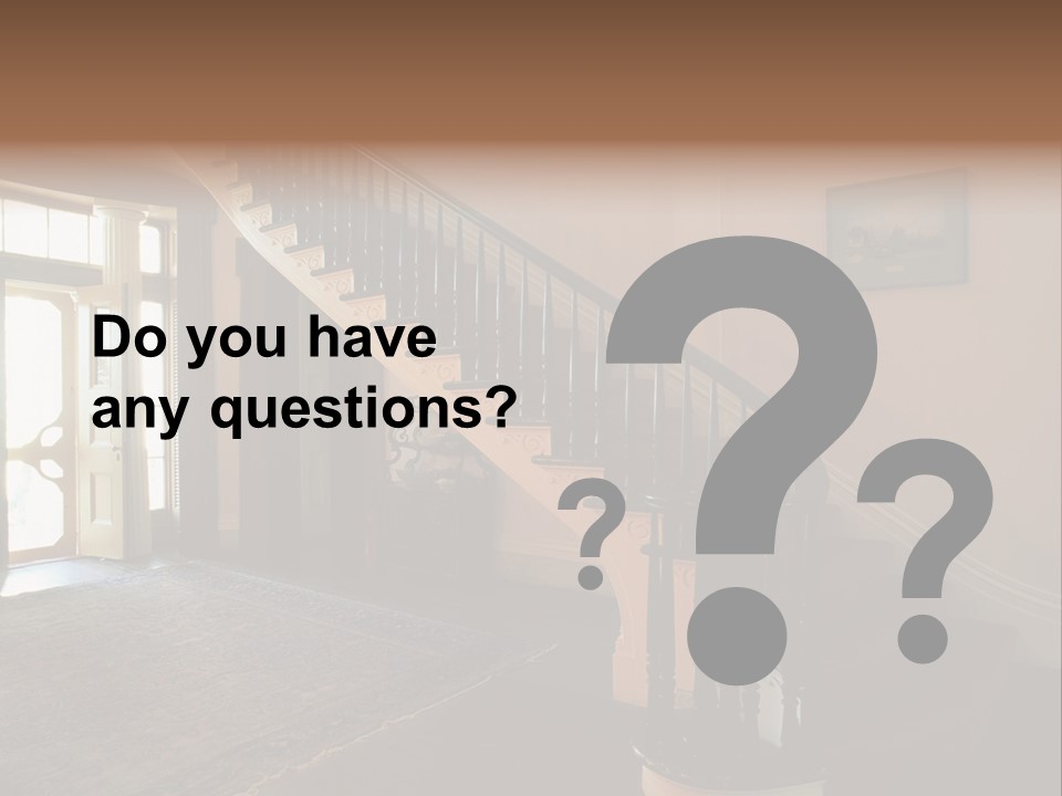 Vintage Staircase PowerPoint Template