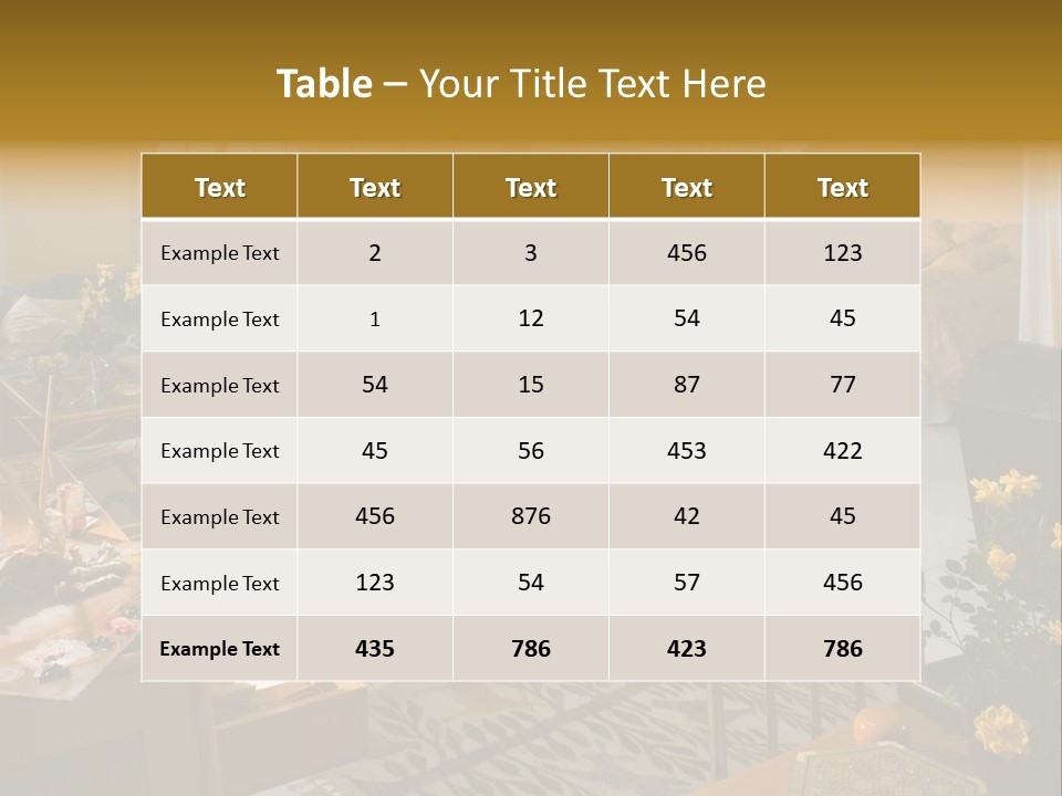 Cozy Bedroom PowerPoint Template