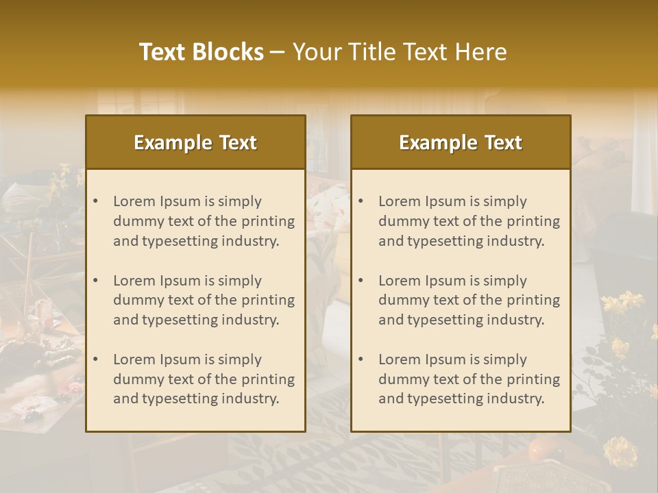 Cozy Bedroom PowerPoint Template