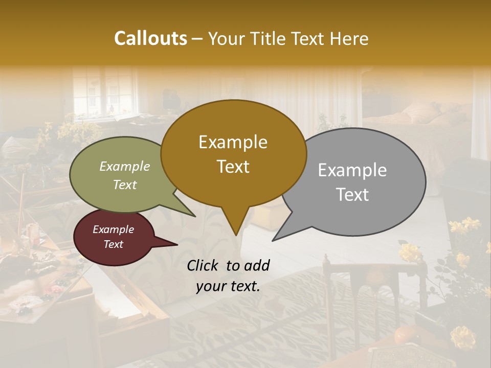 Cozy Bedroom PowerPoint Template