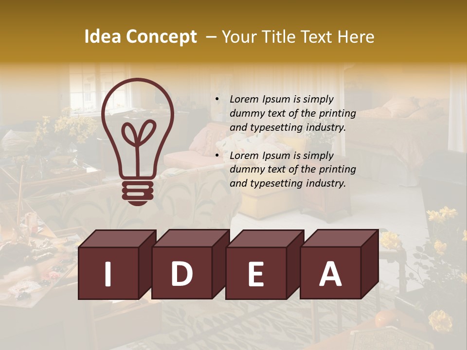 Cozy Bedroom PowerPoint Template