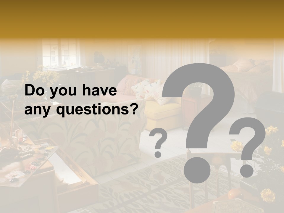 Cozy Bedroom PowerPoint Template