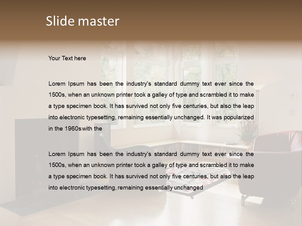 Cozy Lounge PowerPoint Template