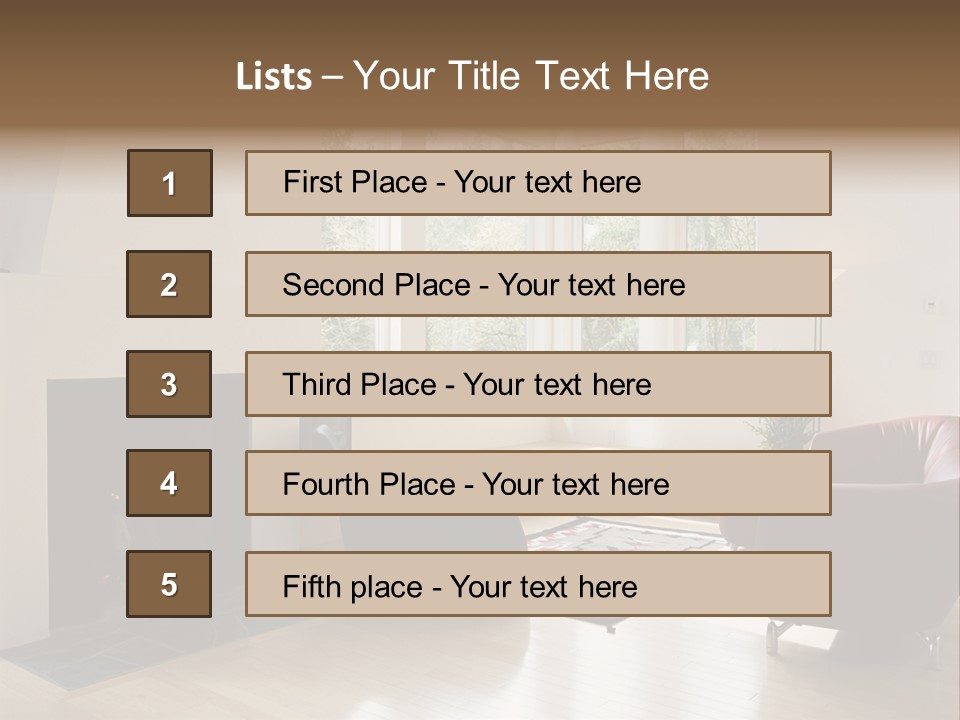Cozy Lounge PowerPoint Template
