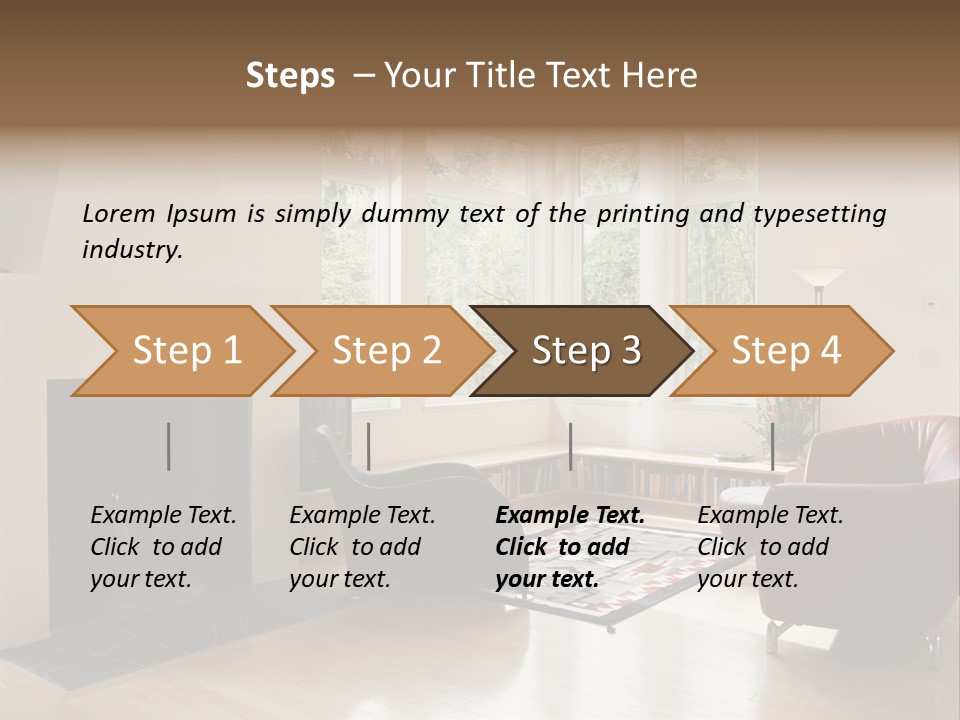 Cozy Lounge PowerPoint Template