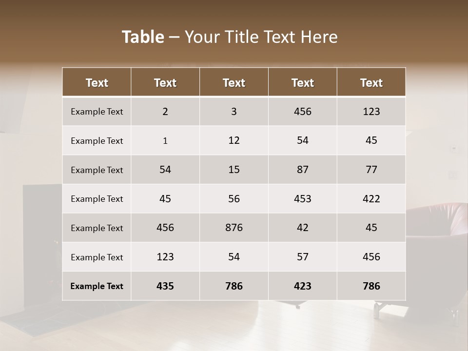 Cozy Lounge PowerPoint Template