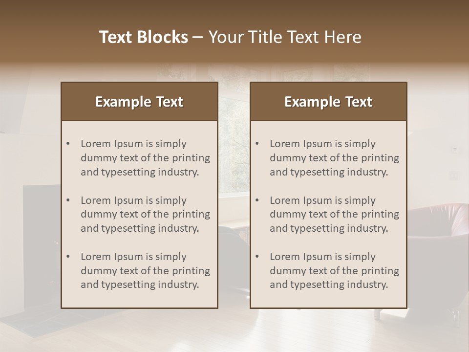Cozy Lounge PowerPoint Template