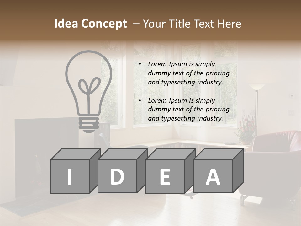Cozy Lounge PowerPoint Template