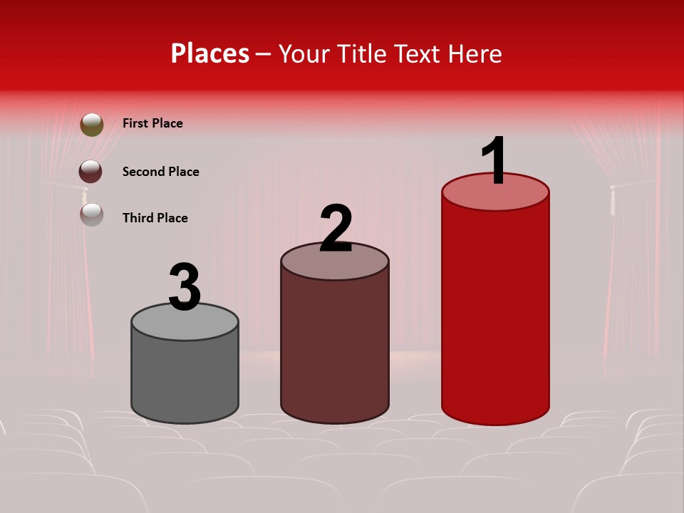 A Typical Scene In The Theater PowerPoint Template