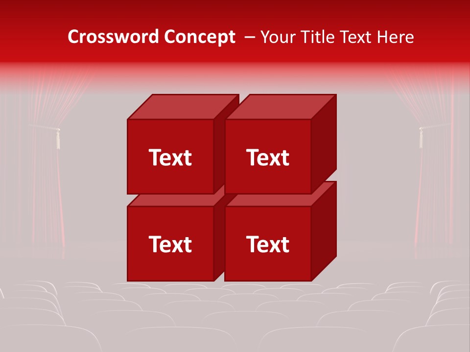 A Typical Scene In The Theater PowerPoint Template