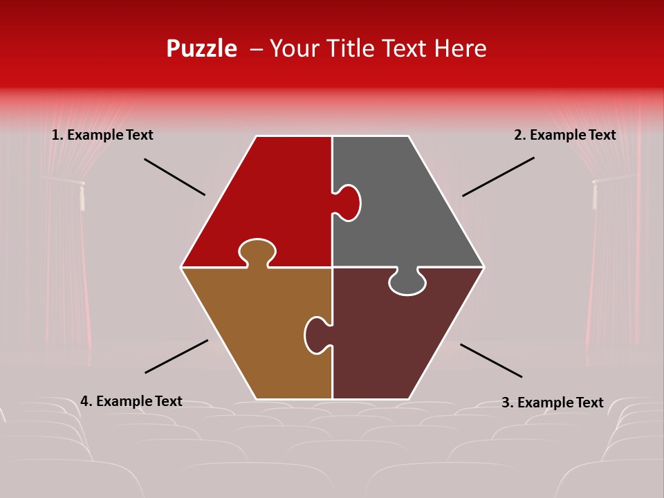 A Typical Scene In The Theater PowerPoint Template