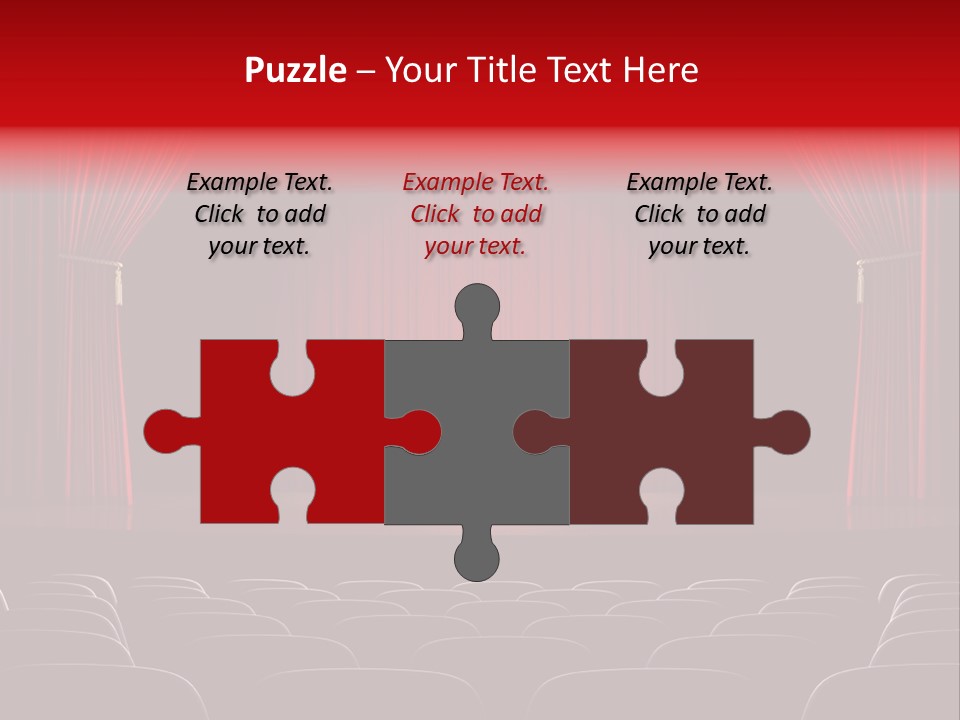 A Typical Scene In The Theater PowerPoint Template