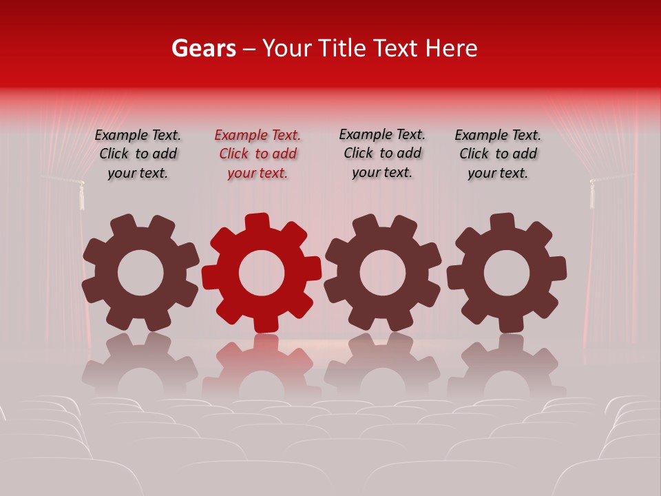 A Typical Scene In The Theater PowerPoint Template