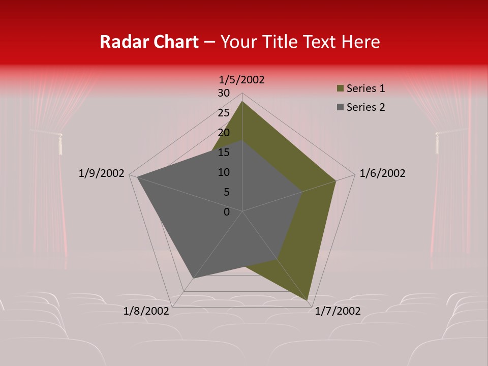 A Typical Scene In The Theater PowerPoint Template