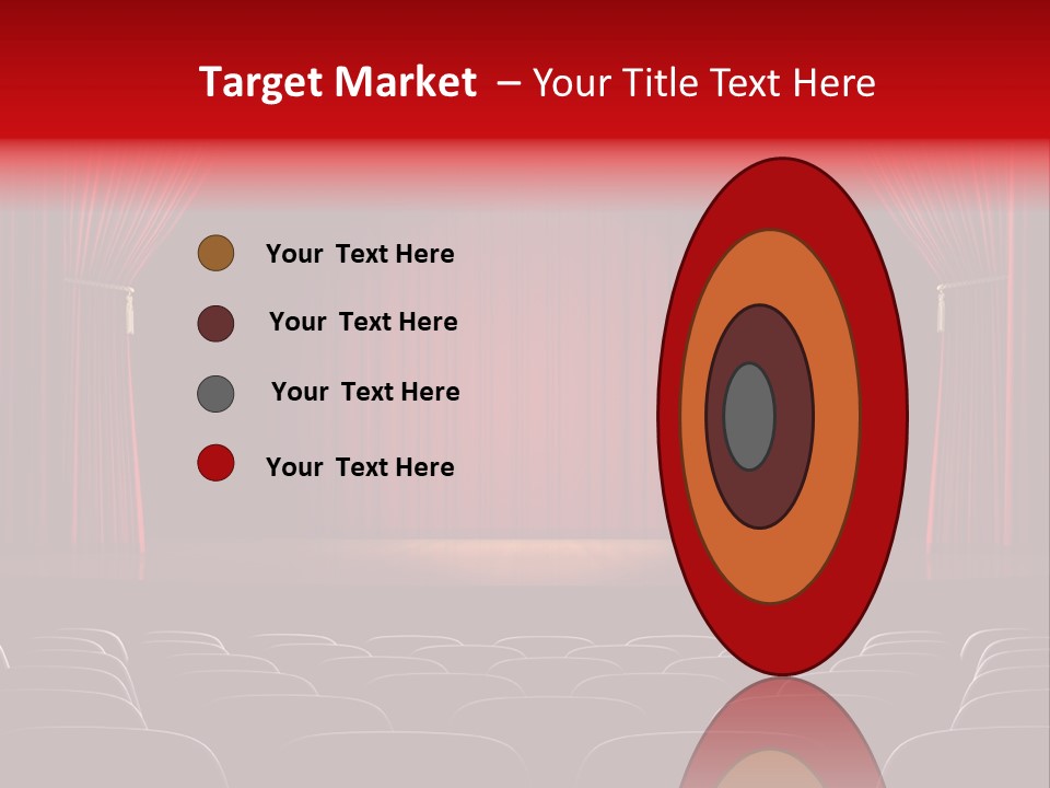 A Typical Scene In The Theater PowerPoint Template