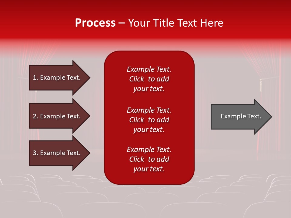 A Typical Scene In The Theater PowerPoint Template