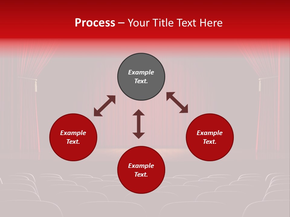 A Typical Scene In The Theater PowerPoint Template