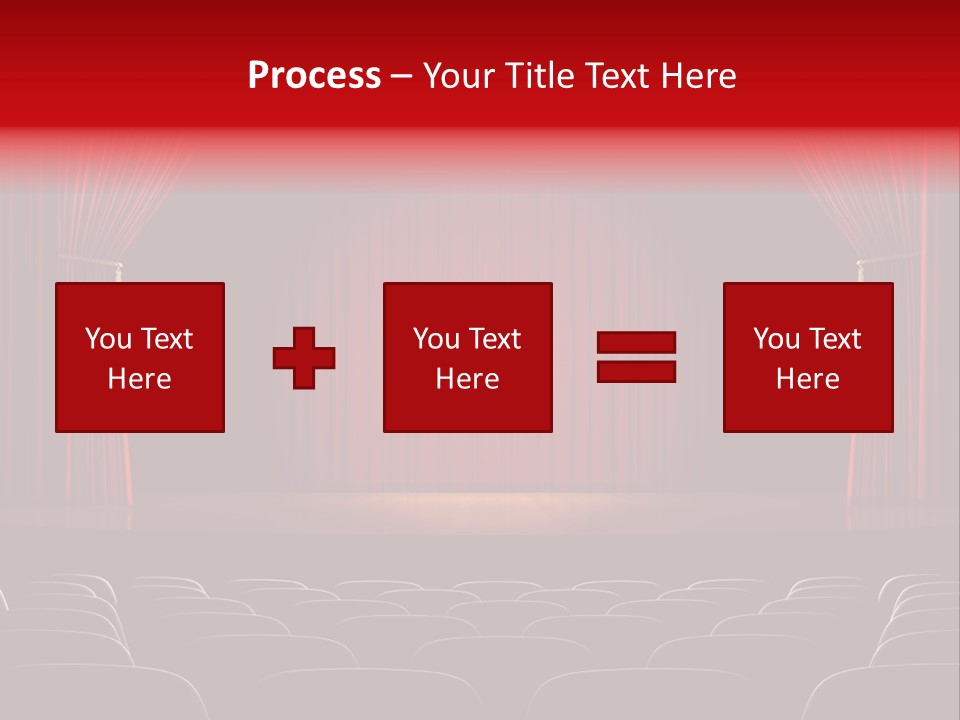 A Typical Scene In The Theater PowerPoint Template