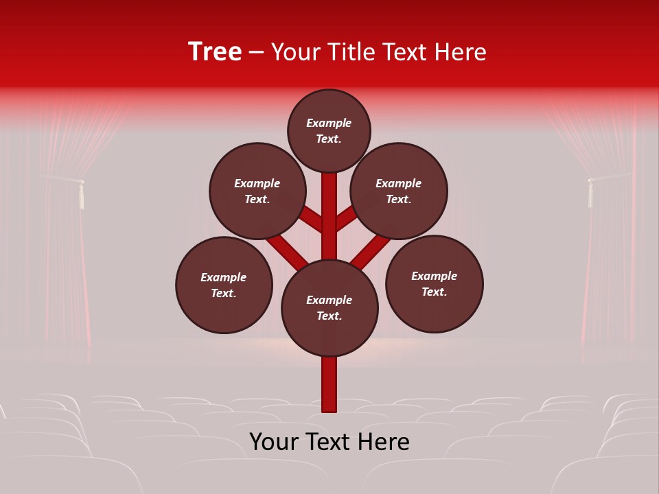 A Typical Scene In The Theater PowerPoint Template