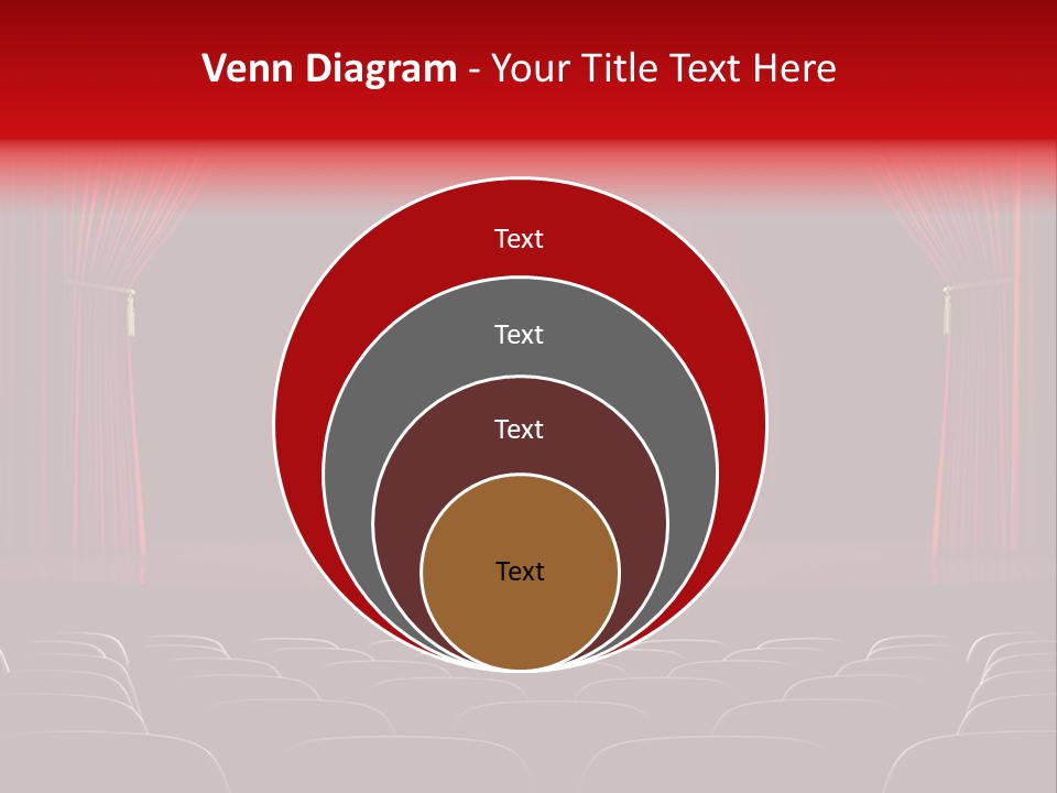 A Typical Scene In The Theater PowerPoint Template