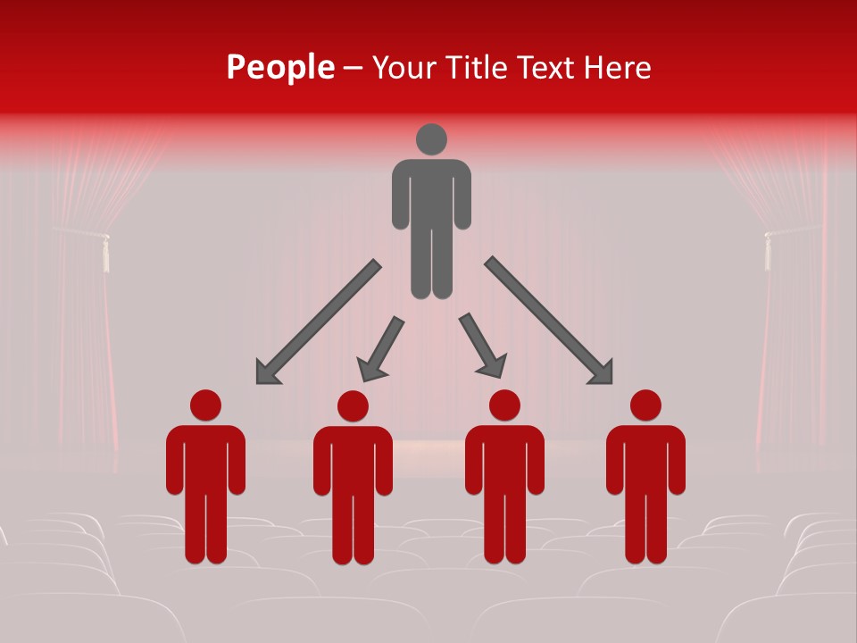 A Typical Scene In The Theater PowerPoint Template