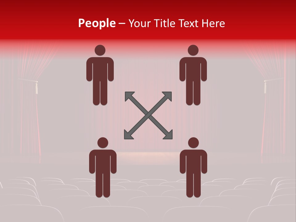 A Typical Scene In The Theater PowerPoint Template