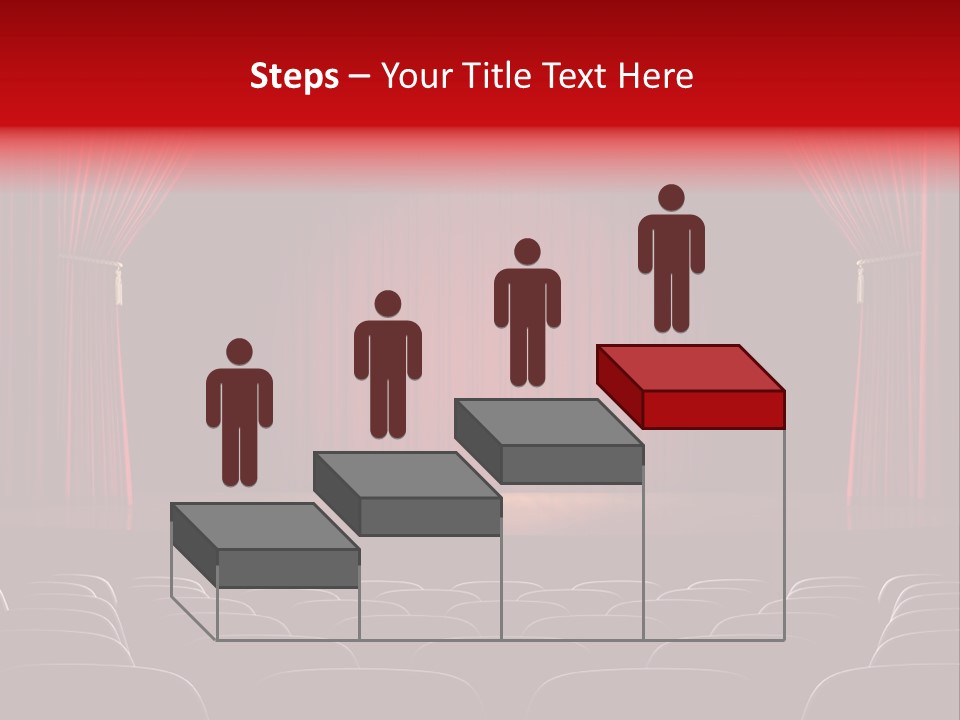 A Typical Scene In The Theater PowerPoint Template