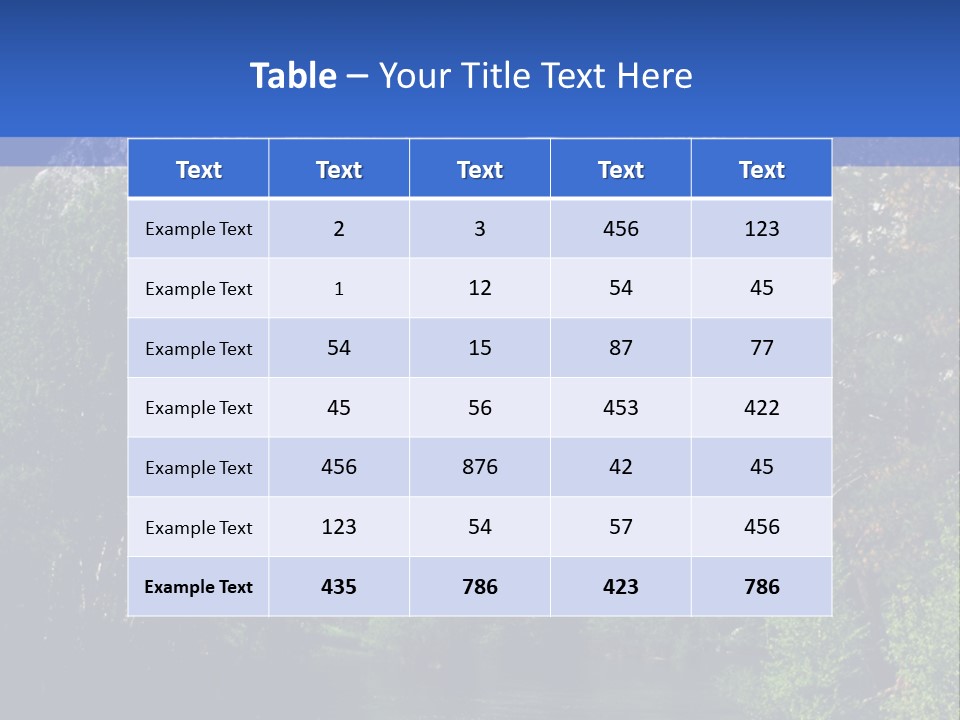 Beautiful Waterfall PowerPoint Template