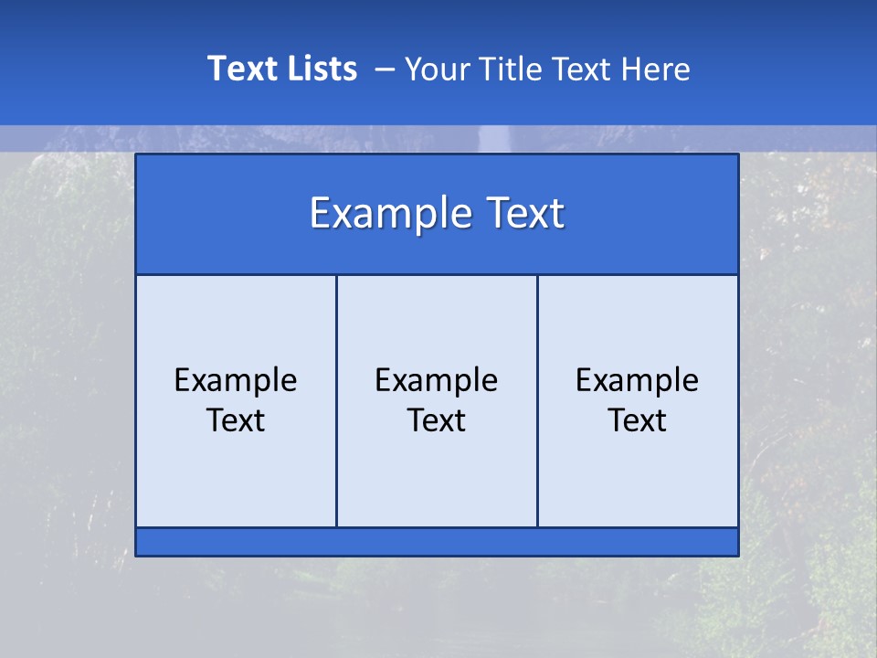 Beautiful Waterfall PowerPoint Template