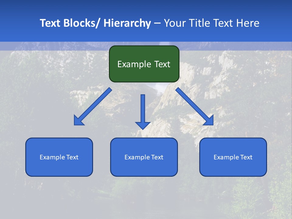 Beautiful Waterfall PowerPoint Template
