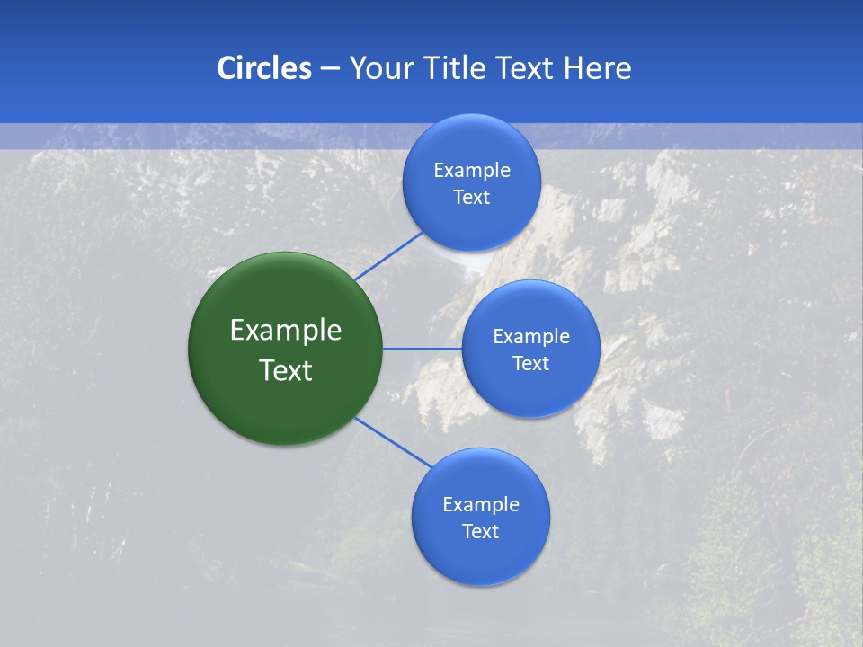 Beautiful Waterfall PowerPoint Template