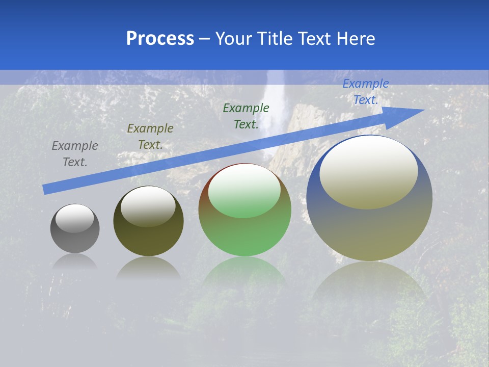 Beautiful Waterfall PowerPoint Template