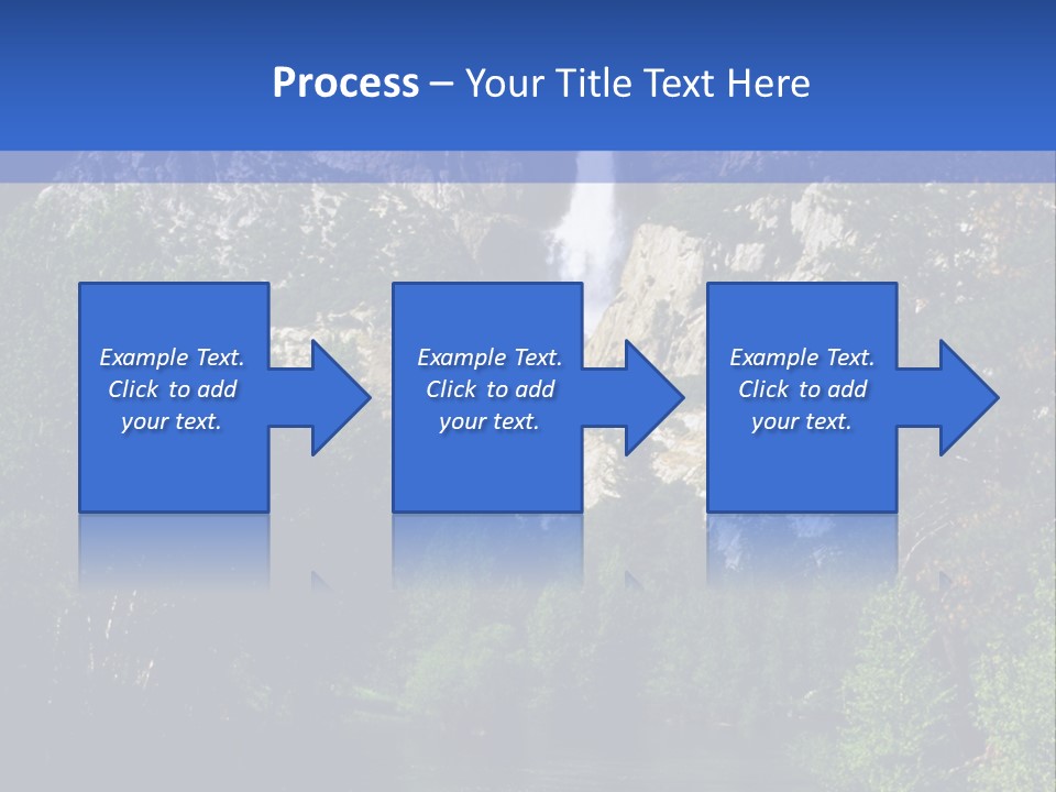 Beautiful Waterfall PowerPoint Template