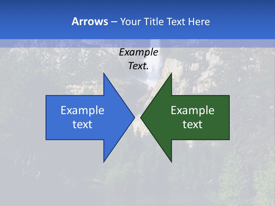 Beautiful Waterfall PowerPoint Template