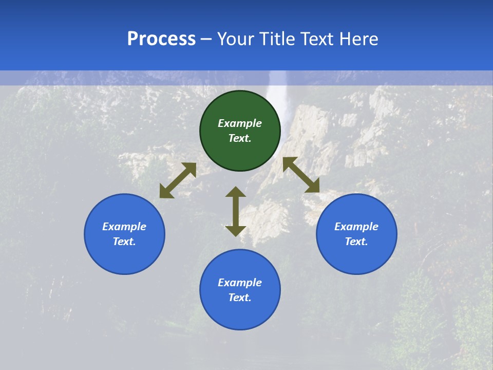 Beautiful Waterfall PowerPoint Template