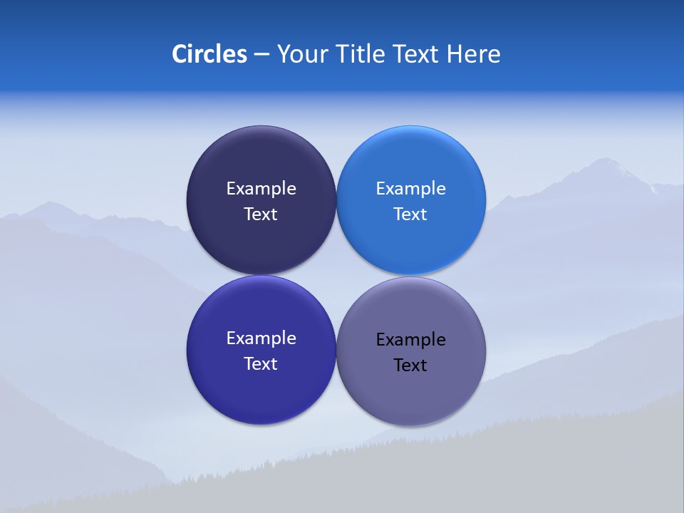 Mountains In The Mist PowerPoint Template