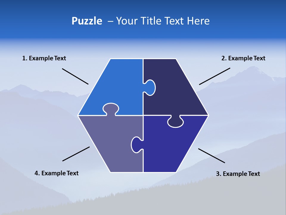 Mountains In The Mist PowerPoint Template