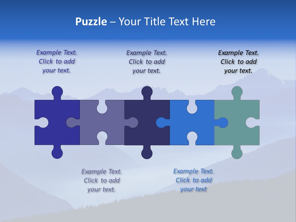 Mountains In The Mist PowerPoint Template